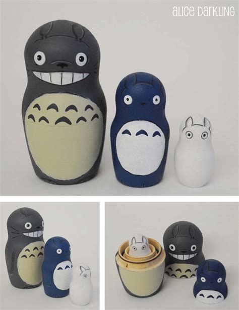 Totoro Nesting Doll - Etsy