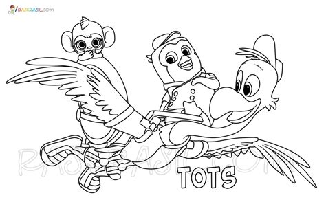 Tots Coloring Page