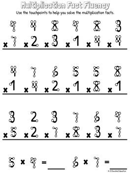 Touch Math Multiplication Worksheets