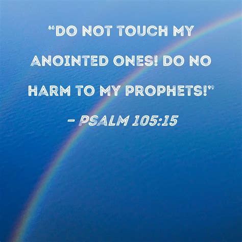 Touch Not My Anointed