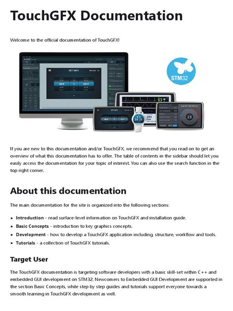 Touchgfx documentation pdf.  Every product is different and as such has differ...