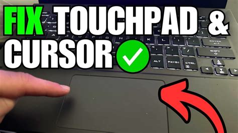 Touchpad not working.  Whether the cursor is frozen, taps aren't regist...