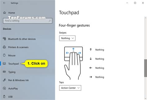 Touchpad settings missing in windows 10.  Jan 25, 2020 · Enable or Disable MultiFinger...