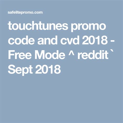 Touchtunes promo code reddit. 151 votes, 301 comments. Was wrongfully terminated with no prior write ups or warnings and honestly just want to annoy the managers when they work… 