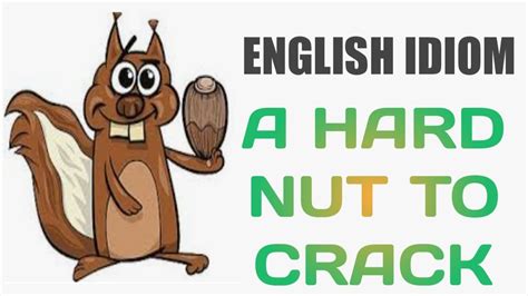 Apr 23, 2020. #13. Packard said: It is a metaphor. Probably for cracking open a walnut, pecan, or a macadamia nut. The macadamia nut is reputed to be the toughest nut to crack (coconuts are fruit, not nuts). A Tough Nut to Crack: Origin and Meaning. A Tough Nut to Crack: Origin and Meaning. Meaning.. 