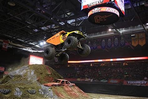 Toughest monster truck tour. Jan 21, 2024 · Details. 2.5K people responded. Event by Toughest Monster Truck Tour and Denny Sanford PREMIER Center. Denny Sanford PREMIER Center. Tickets · $25 - $39. via Ticketmaster. Public · Anyone on or off Facebook. Pit Pass Must Be Accompanied By Same Day & Time Event Ticket! See the trucks up close, walk on the track and take photos during the Pit ... 