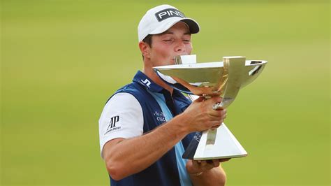 Tour Championship: Viktor Hovland wins PGA Tour finale and $18 million FedEx Cup prize