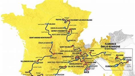 Tour de fran. Sunday 30 June - The 2nd stage of the 2024 Tour de France totals 200 kilometres, while the finale takes place on a hilly circuit in and around Bologna. The steep San Luca - 1.9 kilometres at 10.6% - is tackled twice. The first 74 kilometres are as flat as can be and the the first cluster of hills appear. 