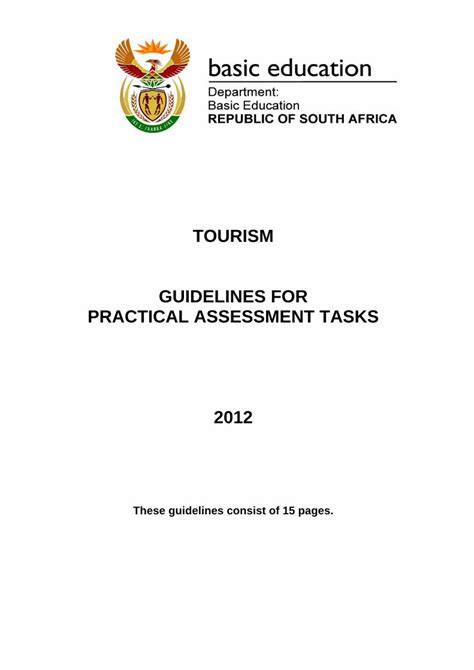 Tourism guidelines for practical assessment tasks 2012. - Misc tractors toro sickle bar mower attachment for golf course tractor rare operators parts manual.
