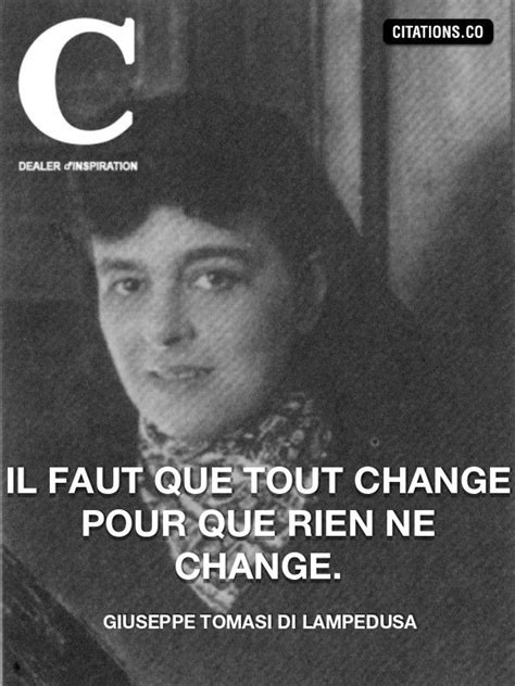 Tout change parce que rien ne change. - The little guide to your well read life steve leveen.
