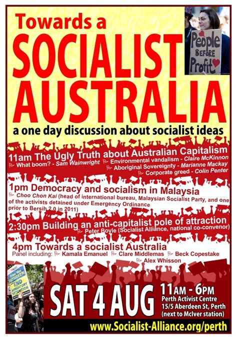 Towards A Socialist Australia Socialist Alliance