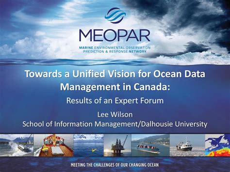 Towards a Unified Vision for Ocean Data Management in …