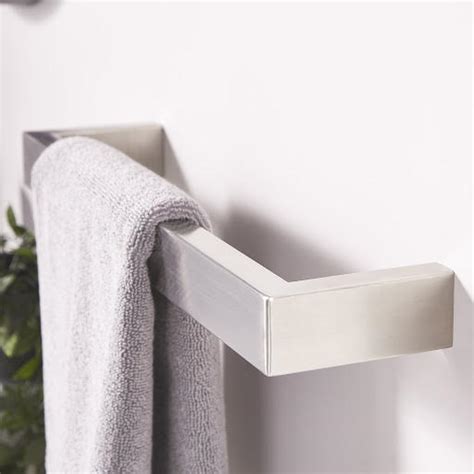 Towelrads Elcot Heated Towel Rail in Brushed Steel