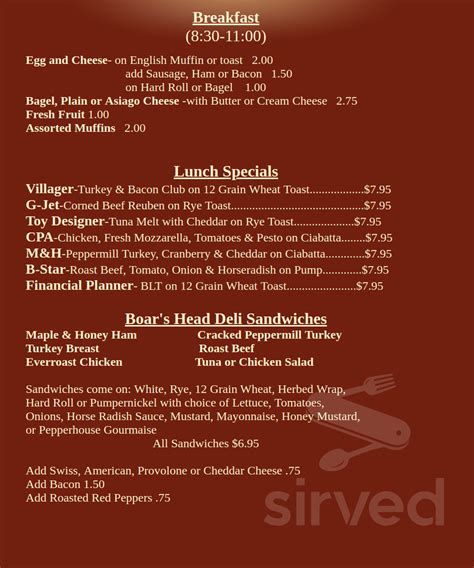 Tower Lane Cafe Avon Menu Prices 2024 - CT 06001 - (860) 676 …