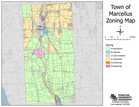 Town Zoning Map Town of Marcellus