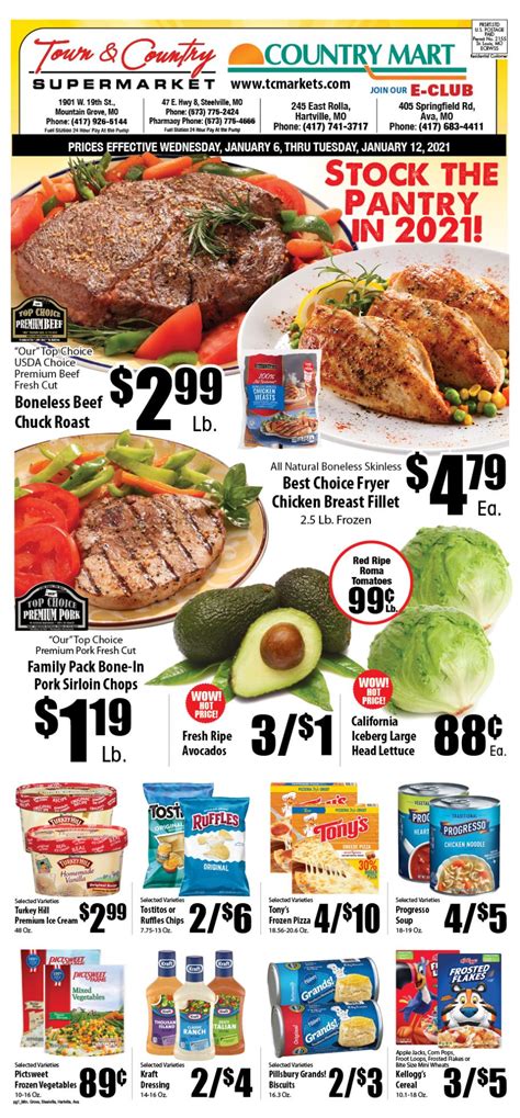 Town and country supermarket weekly ad. Weekly Ad - Foodland ... © 2023 Foodland 
