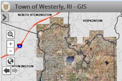 Explore data for the town of Westerly using this interactive web application.. 