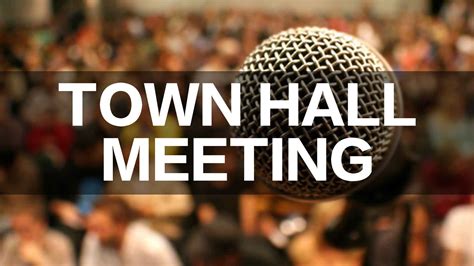 Townhal - TOWN HALL meaning: 1. a building in which local government officials and employees work and have meetings 2. a public…. Learn more.