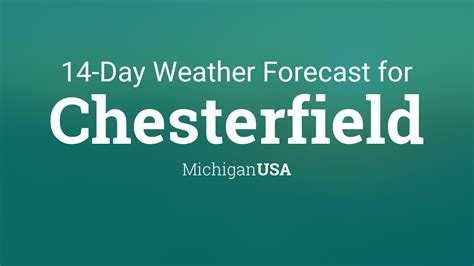 Township of Chesterfield, Ohio, USA 14 day weather …