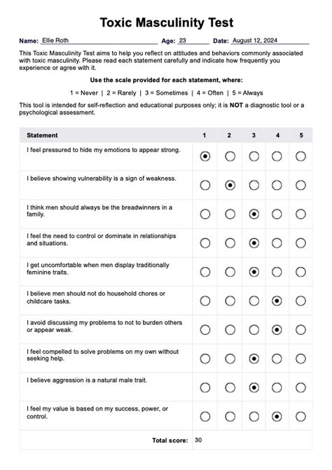 Toxic masculinity questionnaire.  Oct 1, 2020 · In response to growing ev...