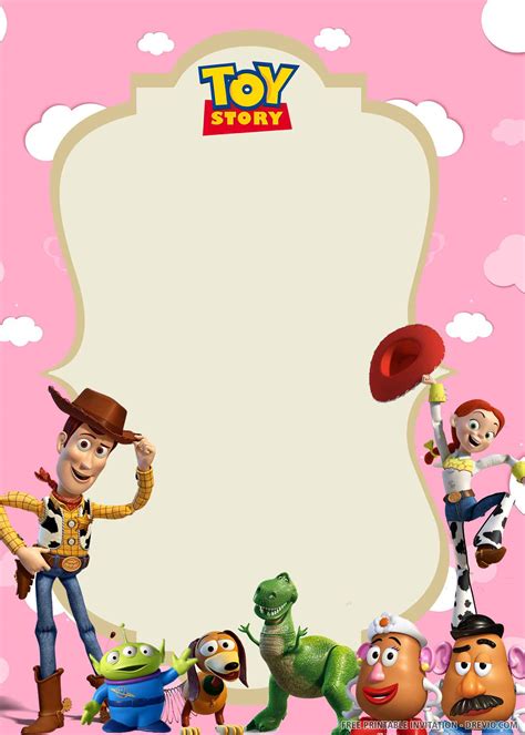 Toy Story Invitation Template