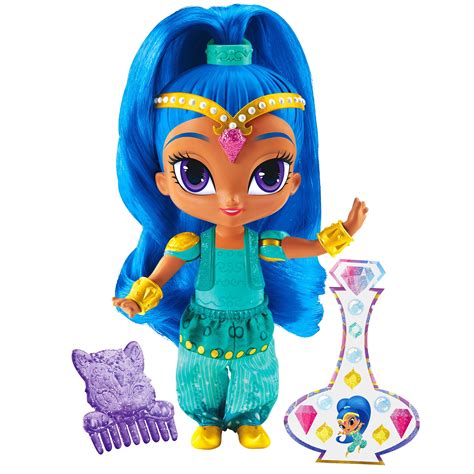 Toy shimmer shine. Mar 20, 2019 · In special episodes of Shimmer and Shine, the genies ride their winged Zahracorns up into the magical world of Zahramay Skies! Inspired by these magical television moments, these beautiful Zahracorn toys come to life with realistic fluttering wings, over 35 sounds, phrases and songs, and a special surprise! 