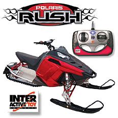 ToyDirectory® - Polaris Rush RC Snowmobile from INTERACTIVE TOY