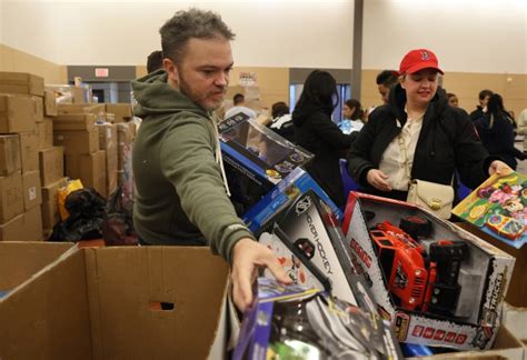 Toyland: Workers sort gifts at Boston’s Toys For Tots distribution center