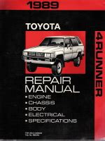 Toyota 1989 4runner factory service manual. - Latin america scavenger hunt study guide.