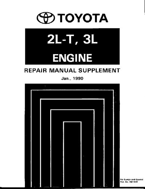 Toyota 2l t 3l engine repair manual supplement 1990. - 500 años de mestizaje en los andes.