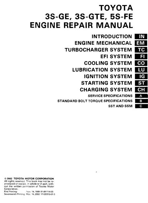 Toyota 3sge 3sgte 5sfe engine shop manual. - Arbeitsbuch geschichte. mittelalter. repetitorium. 3. bis 16. jahrhundert..