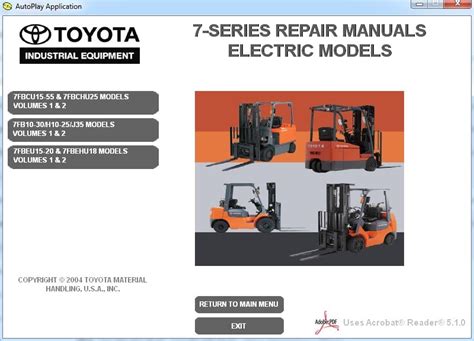 Toyota 7 series forklift operation manual. - 1997 club car carryall 2 service manual.