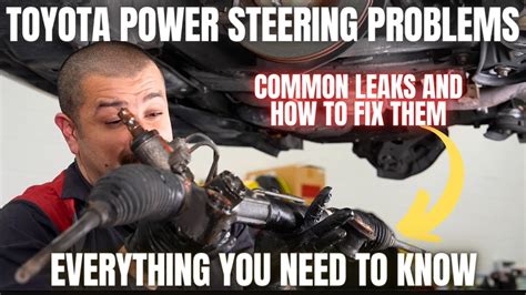 Toyota Power Steering Problems Solved - JustAnswer