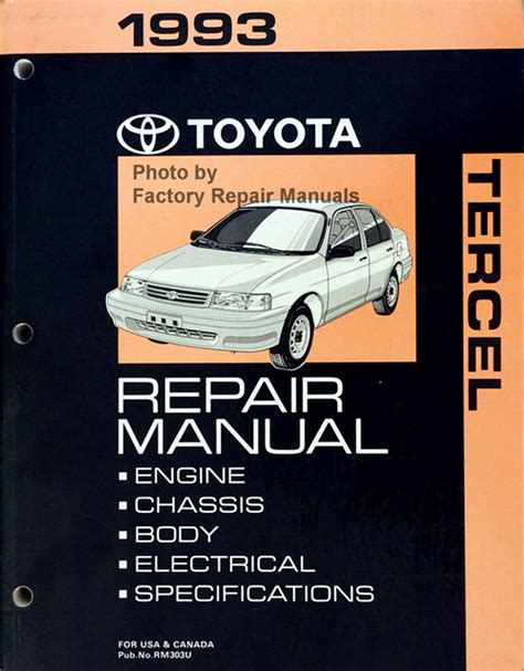 Toyota Tercel Service Manual Pdf