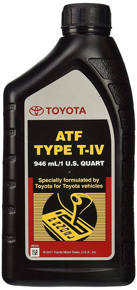 TOYOTA ATF T-IV (08886-81400/ 08886-81015) TOYOTA ATF T-IV provides lubrication for smooth automatic gear changes. ... 5.08886-81015 Toyota Type T-IV ATF gear oil (4 liter) Type-IV for Proton, Perodua, Honda without CVT, Vios, Avanza RM52.00; 6.08269-P99-08ZB3 Honda CVTF CVT ATF gear oil (3.5liter) for City SEL Jazz SAA Civic Insight - Honda ...