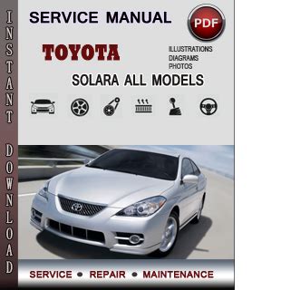 Toyota camry solara service manual 2000. - Owners manual honda fourtrax 300 1998.