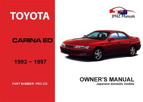 Toyota carina ed 1993 user guide. - Hendershot generator guide of manual user guide on.