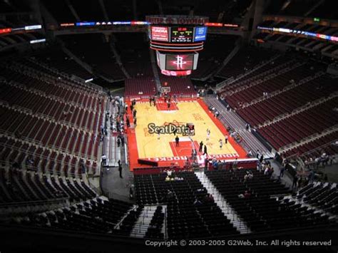 Toyota Center Find Your Seats. Select a secti