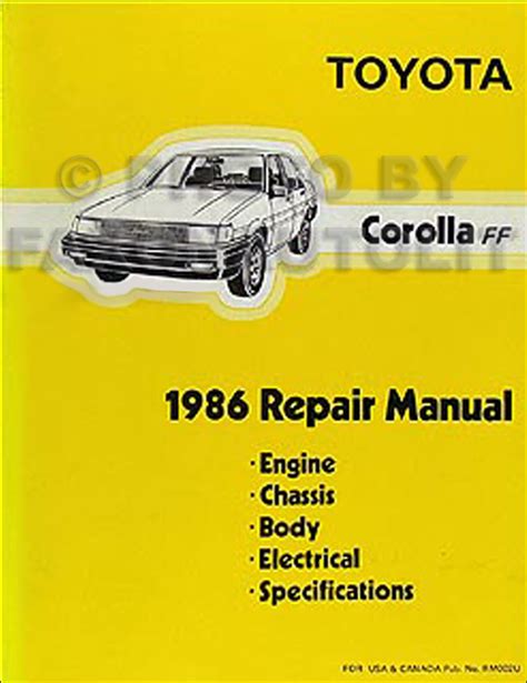 Toyota corolla 1986 sprinter service manual. - Cuentos y leyendas de la tierra misionera [por] josé antonio c. ramallo..