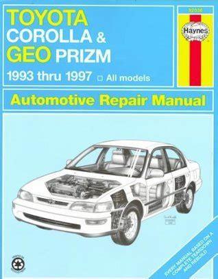 Toyota corolla and geo prizm automotive repair manual. - Northwest wisconsin fishing map guide northern region.