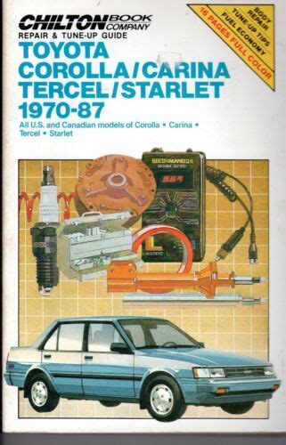 Toyota corolla carina tercel and star 1970 87 chilton model specific automotive repair manuals. - Handbook of survey methodology for the social sciences.