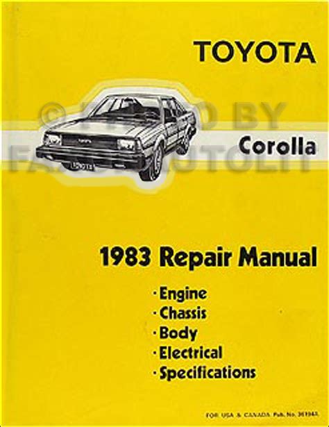 Toyota corolla fwd sept1983 84 owners workshop manual. - Aufgaben und lehrsätze aus der analysis: 1. band.