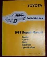 Toyota corolla fx fx16 1988 repair manual torrent download. - Classe ca 150 power amplifier original service manual.