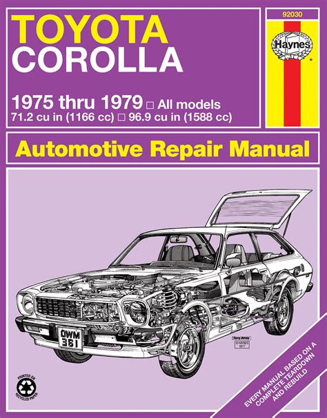 Toyota corolla haynes repair manual covering all corolla models from 1975 thru 1979. - Duchowy sens liczb w alegorycznej egzegezie aleksandryjskiej (ii-v w.).