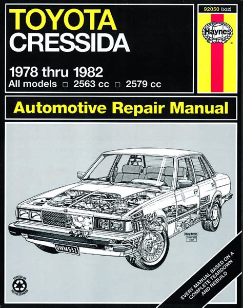 Toyota cressida 1978 82 haynes repair manuals. - 1998 acura tl egr valve manual.