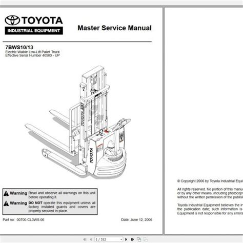 Toyota forklift 7fgu 7fdu35 80 7fgcu35 70 manual de servicio y reparación. - Standard guide to transformers for loss.