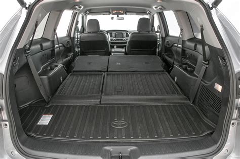 Toyota highlander cargo space. $ 23,956 - $36,366. ZIP Code. View Local Inventory. 2019 Toyota Highlander Interior Review. Note: This interior review was created when the 2019 Toyota Highlander was … 