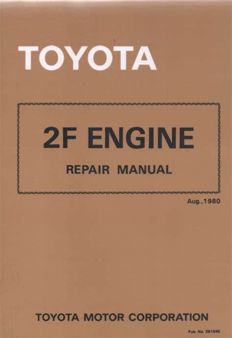 Toyota land cruiser 2f engine repair manual. - Manuale utente dell'utilità di configurazione aptio.