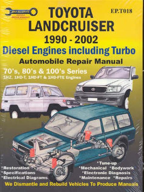 Toyota landcruiser 1990 2002 diesel eng including turbo auto repair manual 70s 80s and 100s series. - Manuale reparatii auto in limba romana kostenlos.