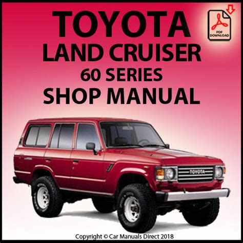 Toyota landcruiser 60 series workshop manual. - Manual de soluciones de operación de transferencia de masa por treybal.